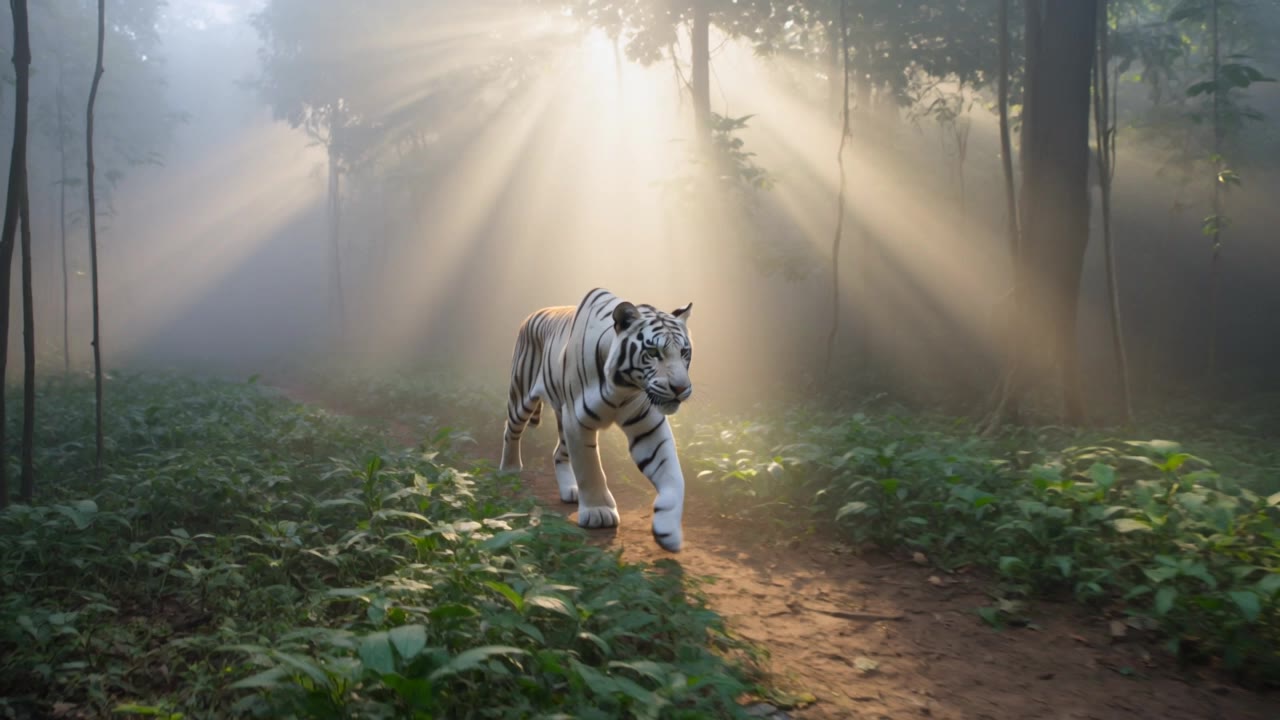 Kling AI work 317361078528125 - tiger scene AI video