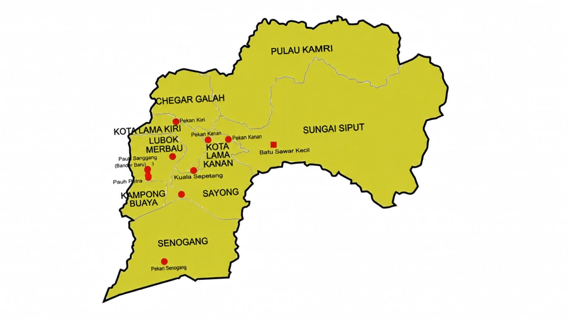 Kuala Kangsar district - create a randomised fantasy map AI video