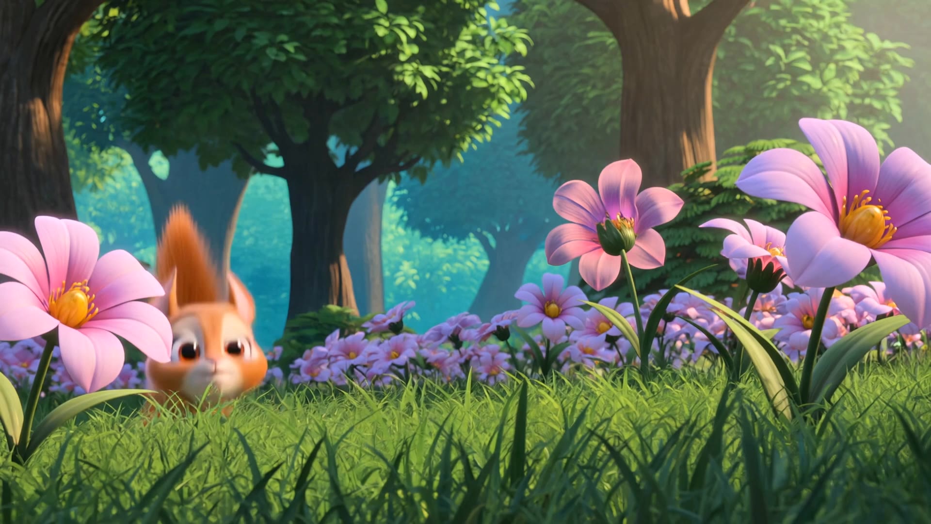 The little squirrel  - flying squirrel images AI video