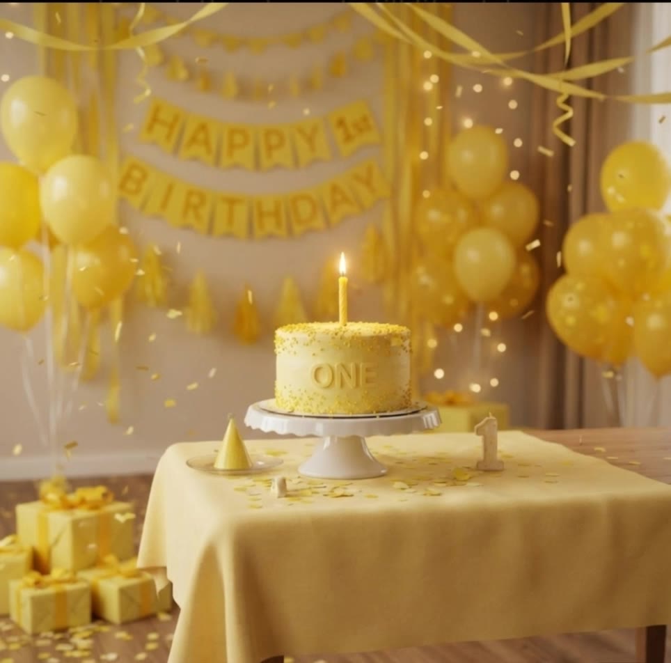 Kling AI work 317725037528934 - happy birthday scene AI video