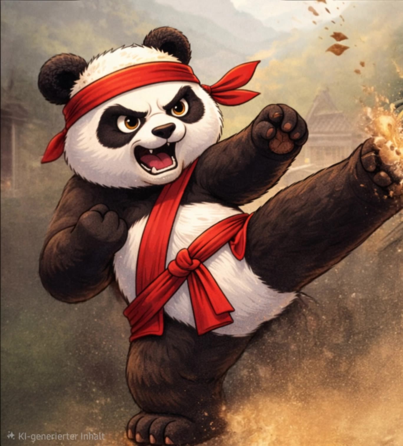 Kling AI work 299320383650977 - panda instagram profile picture AI video