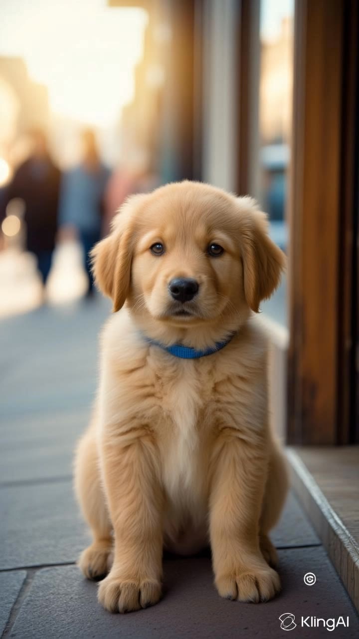 Cute puppy - vision max cinema AI video
