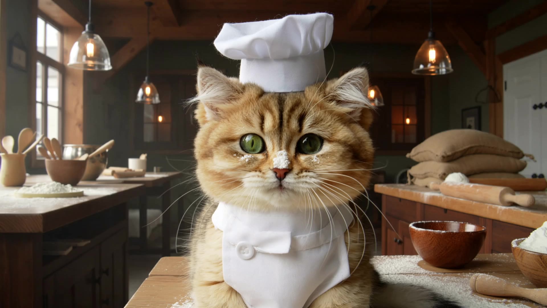Kling AI work 311202123613331 - cute cat ai AI video