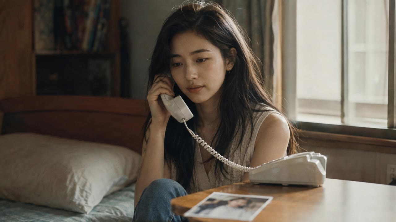 Our last phone call - phone transparent background AI video