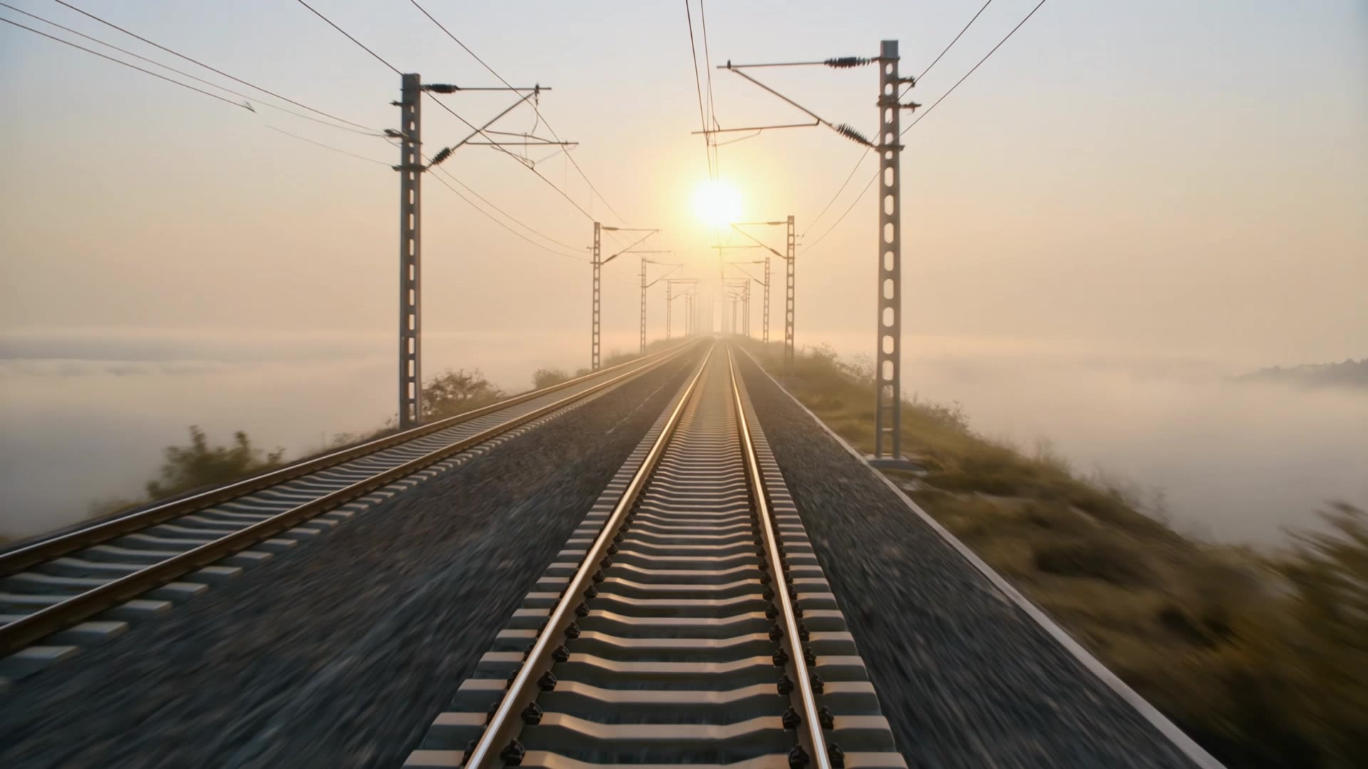 railway stock. free clip - how to make clip art AI video