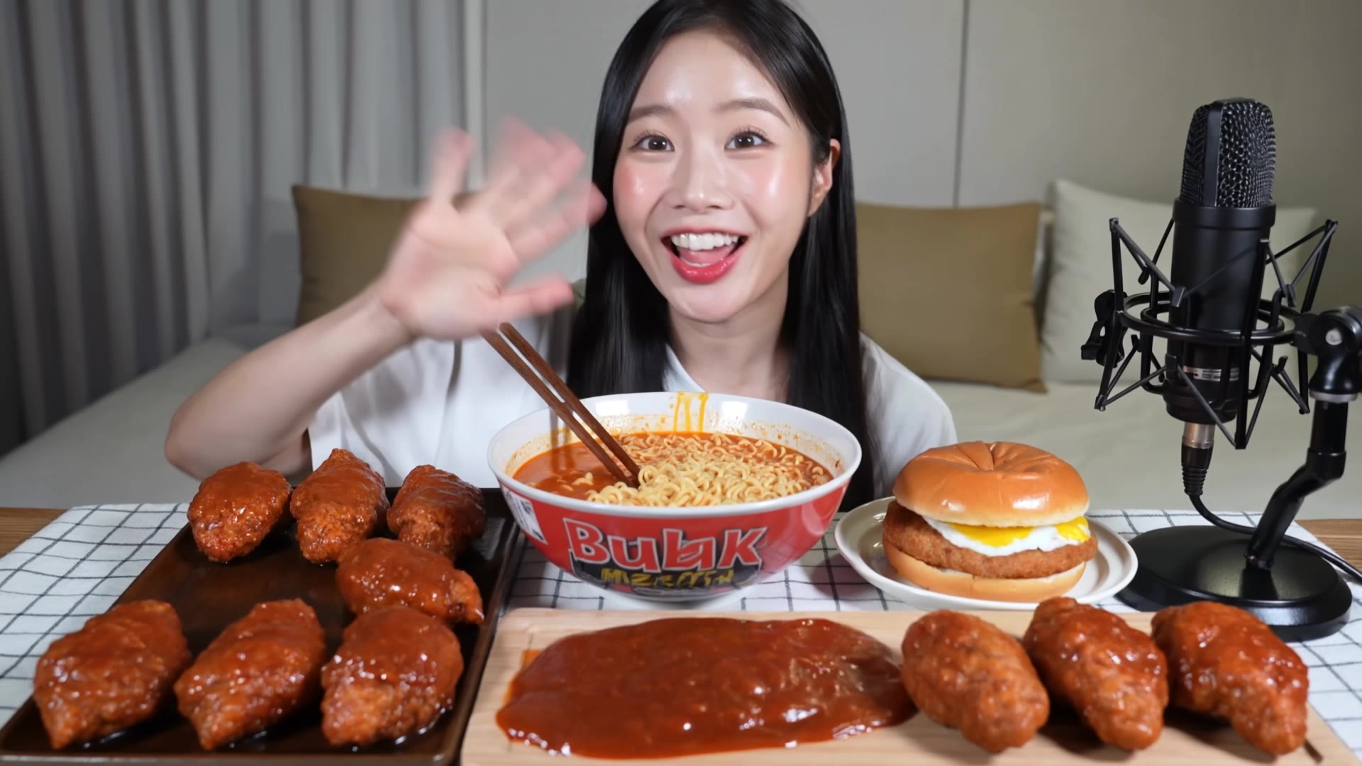 Kling AI work 308814724660459 - mukbang youtube thumbnail AI video