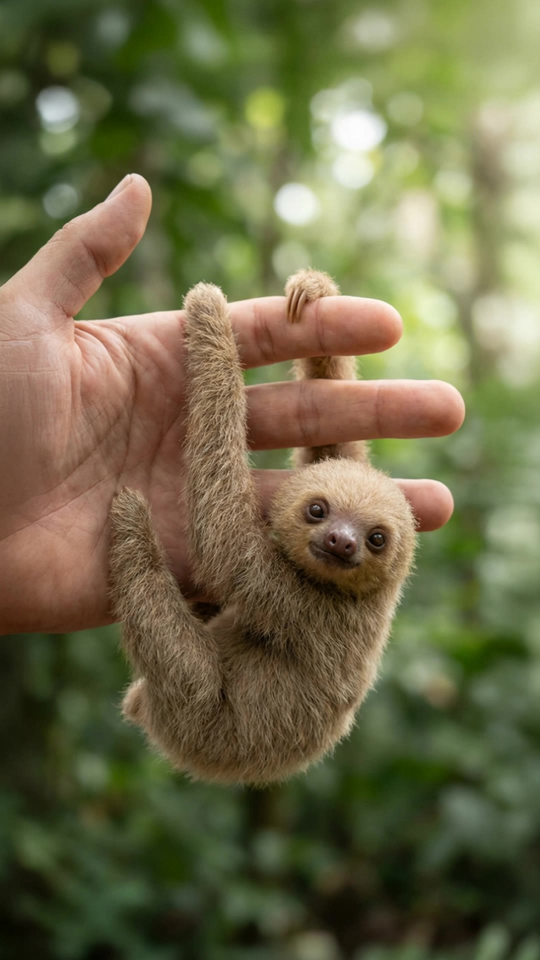 Mini Cute Animals 🦒✨ - ai sloth AI video