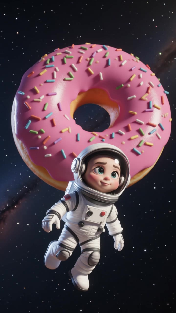 Kling AI work 313082611506770 - animated astronaut AI video