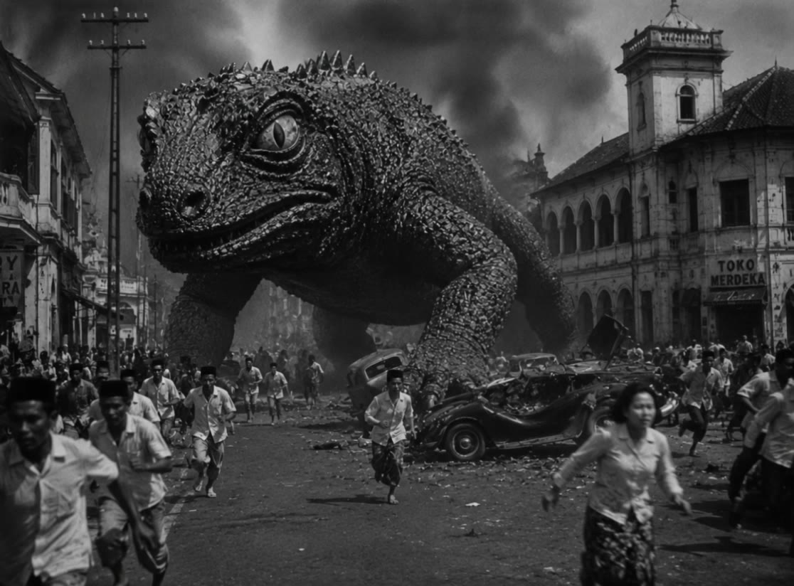 Attack of the Gekko - ai monster AI video