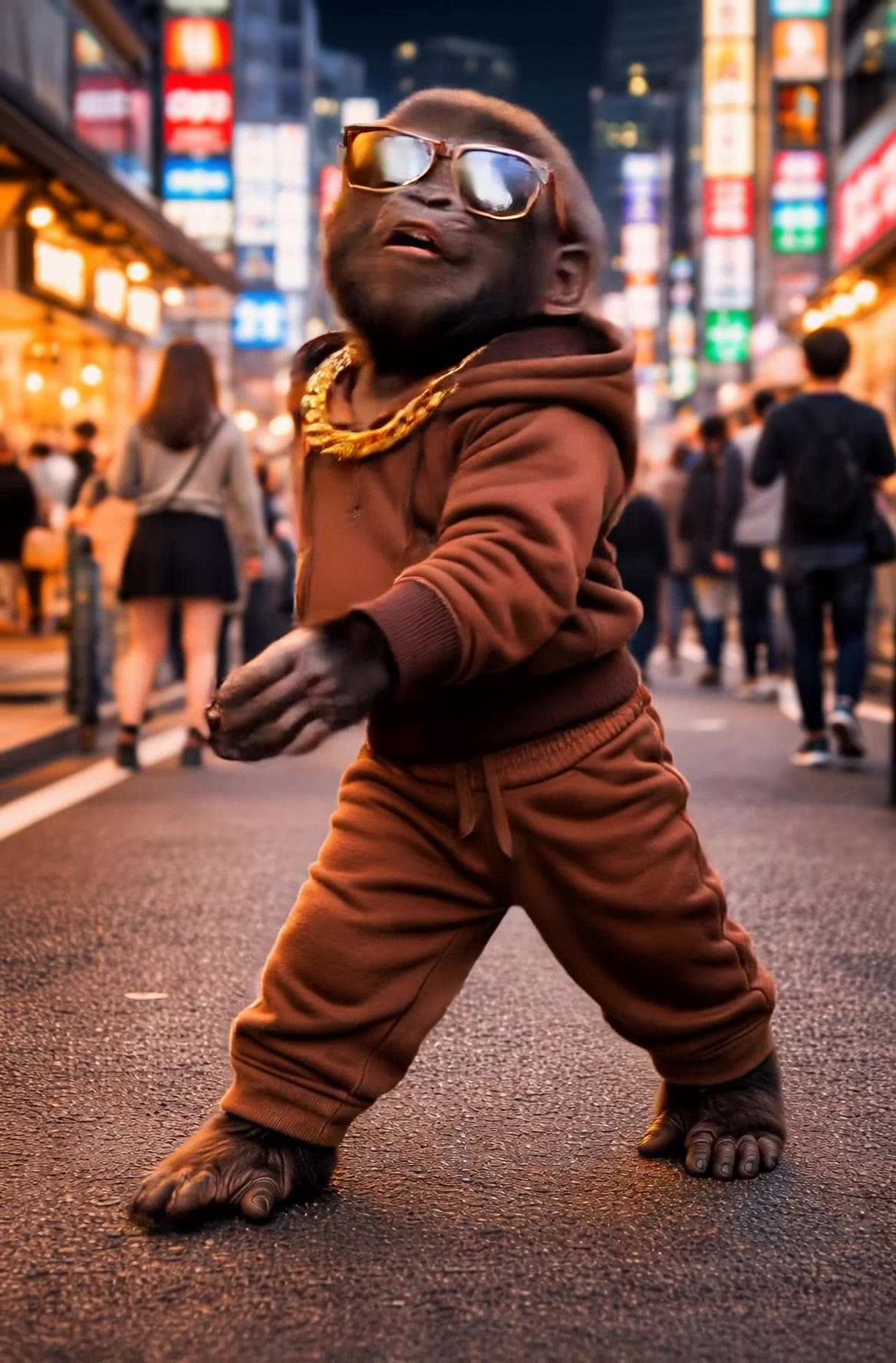 Gorilla dance - gorilla tattoo ideas AI video