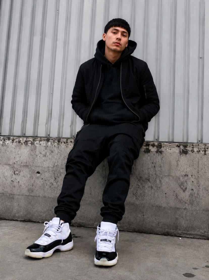 JORDAN RETRO 11 CON MODELO - anima characters AI video