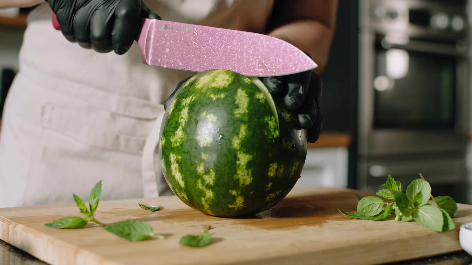 Satisfying Watermelon Cut - pixie cut for men AI video