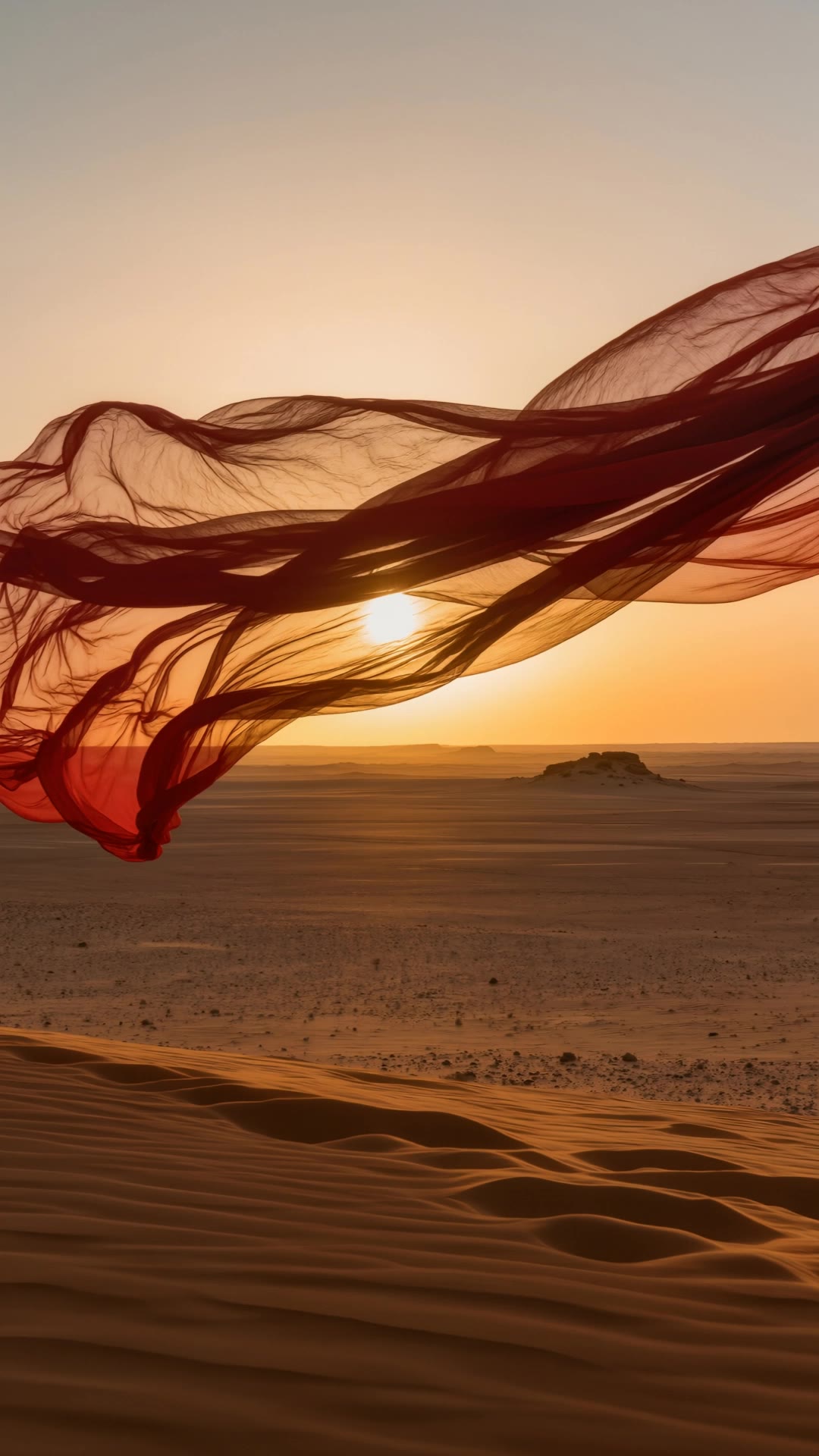 desert scarf - desert youtube thumbnail AI video