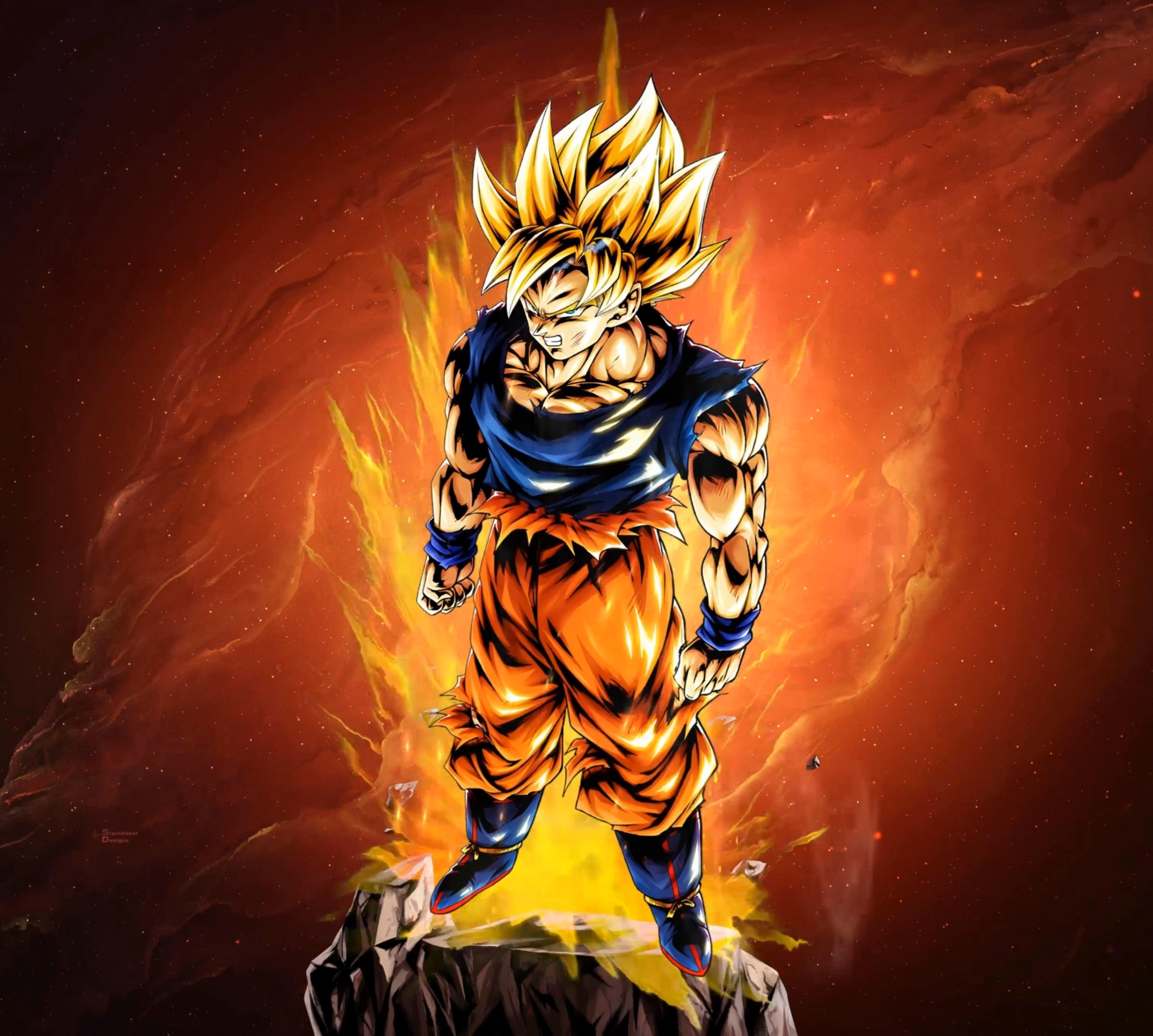 Goku angry - goku in a suit AI video