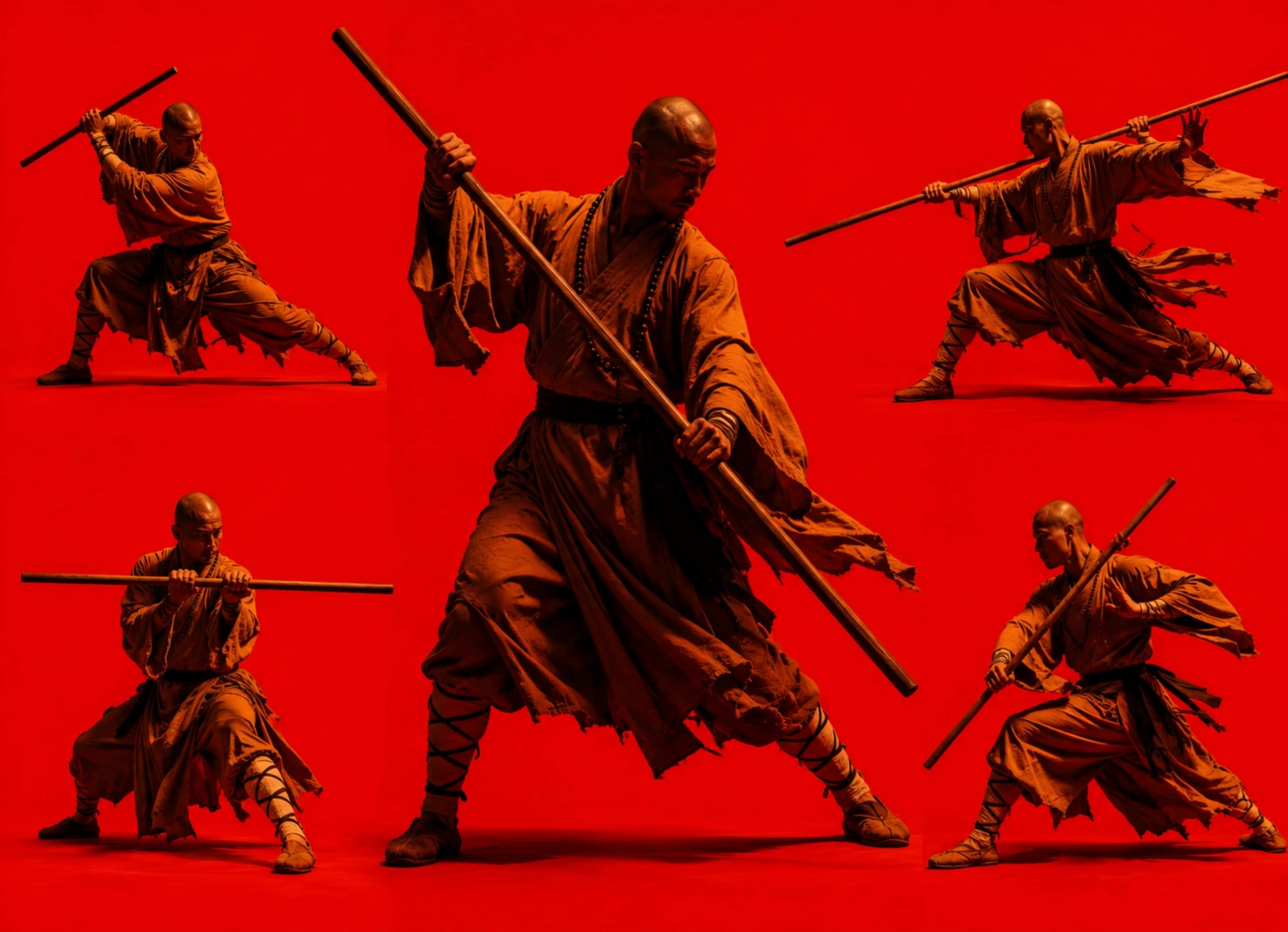 Way of the Shaolin Staff - media monks AI video