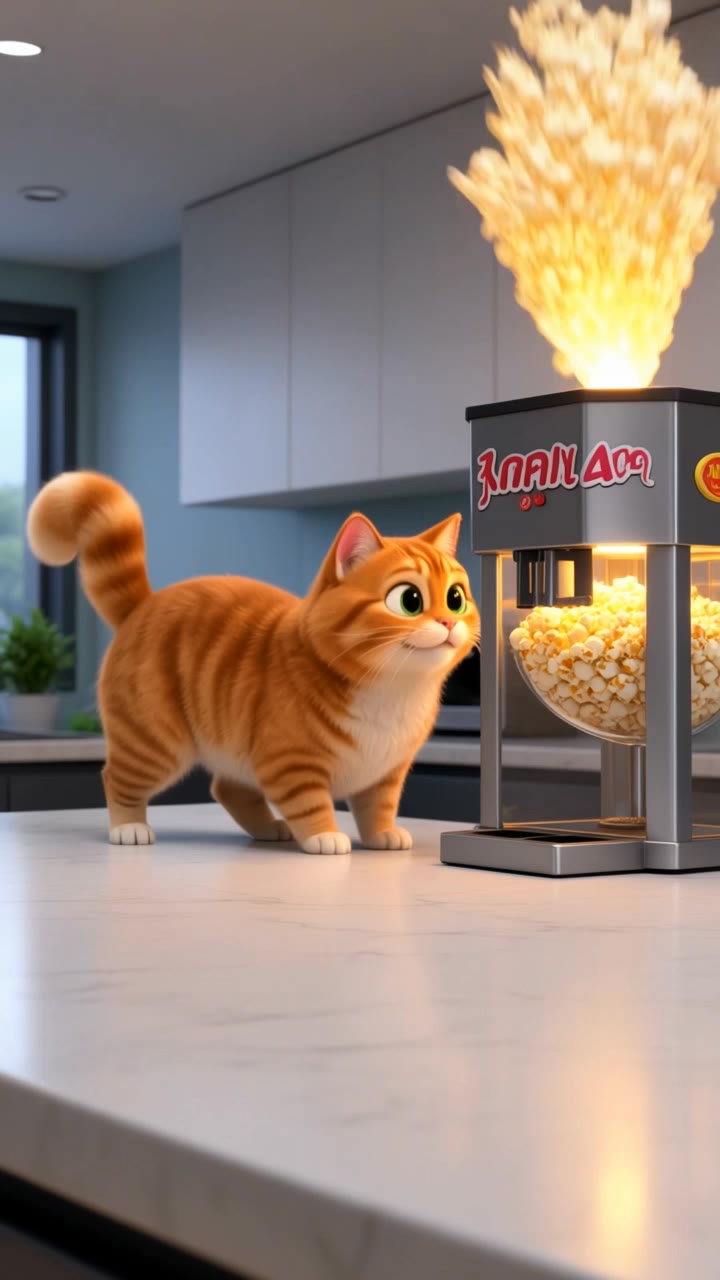 Kling AI work 321451176316891 - popcorn pop AI video