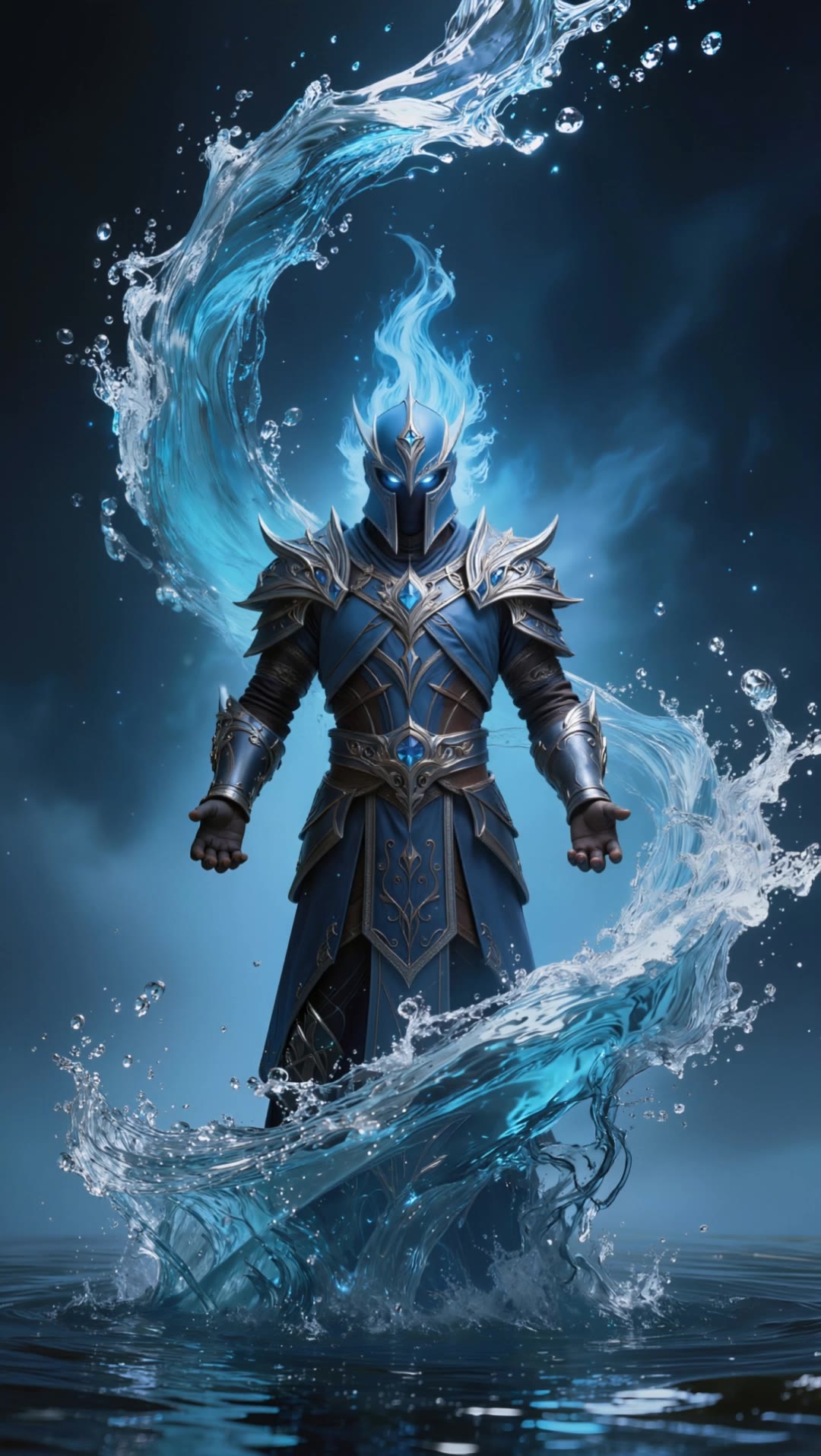 blue mage warrior - how ro make blue AI video