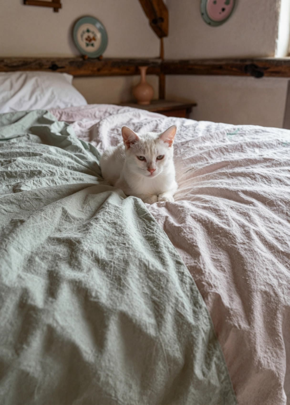 cat on bed - killua cat AI video