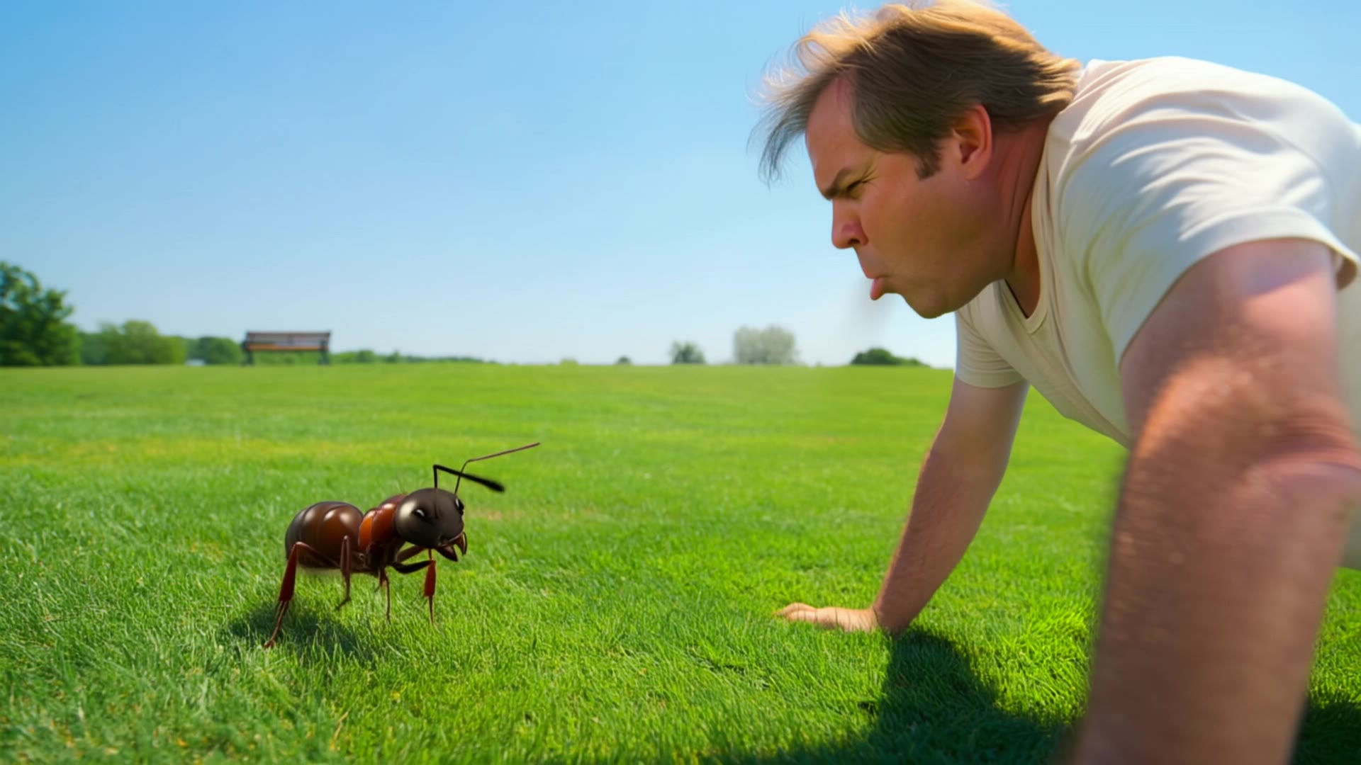 Kling AI work 299219473655218 - bullet ant bite mark AI video
