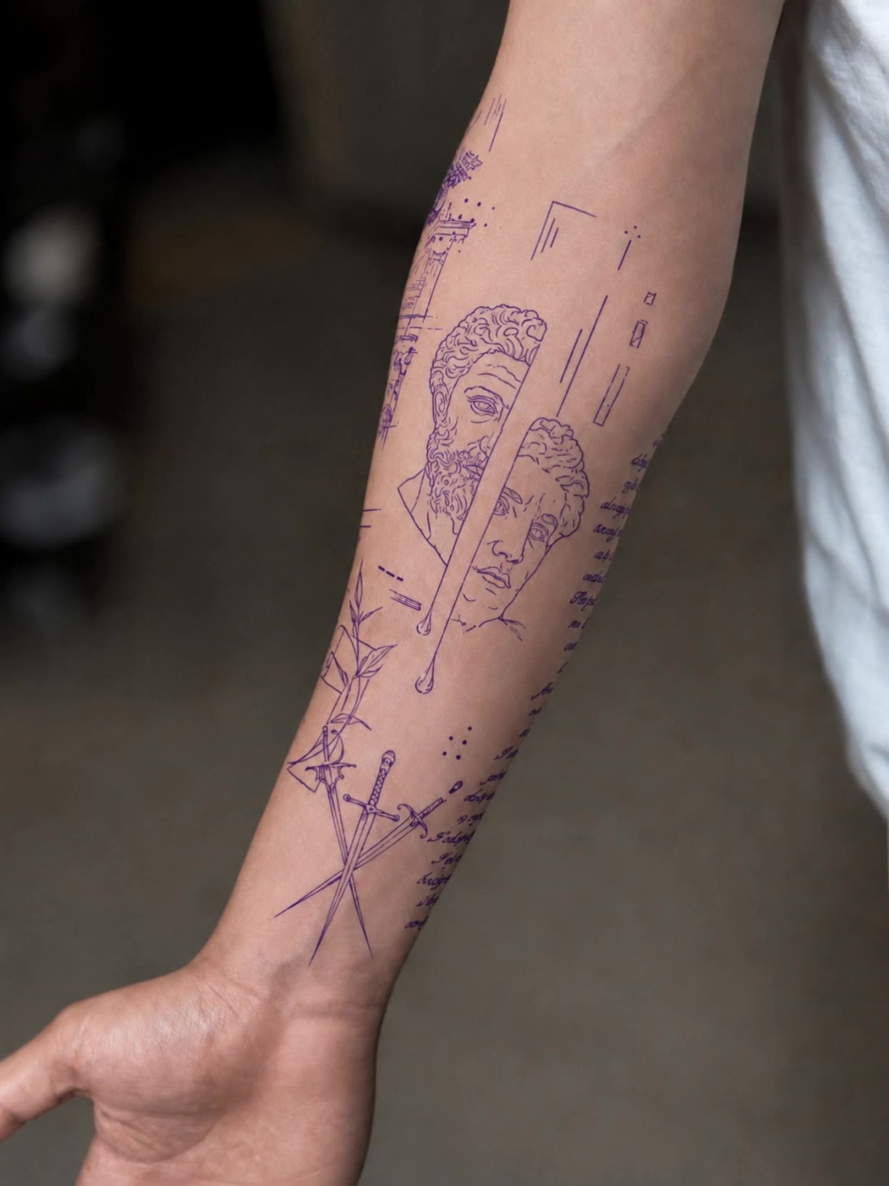 Kling AI work 317883066618610 - surreal tattoo studio AI video