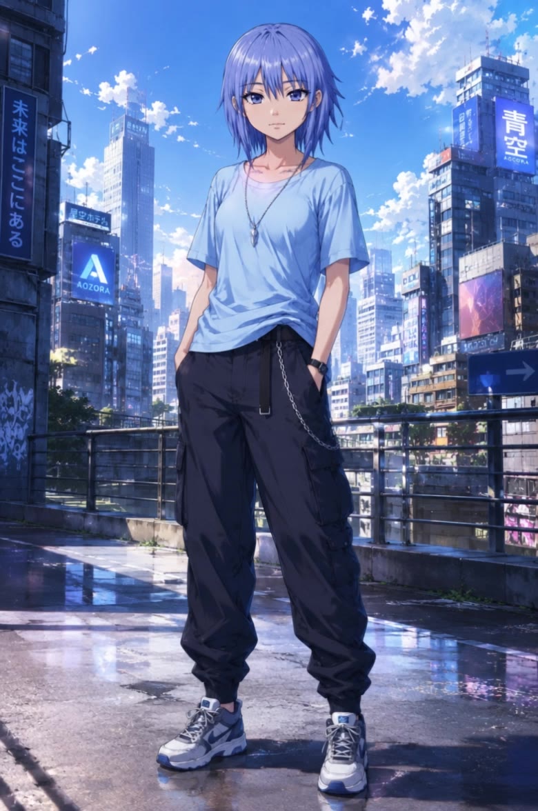 Kling AI work 317803217528059 - design an anime character AI video