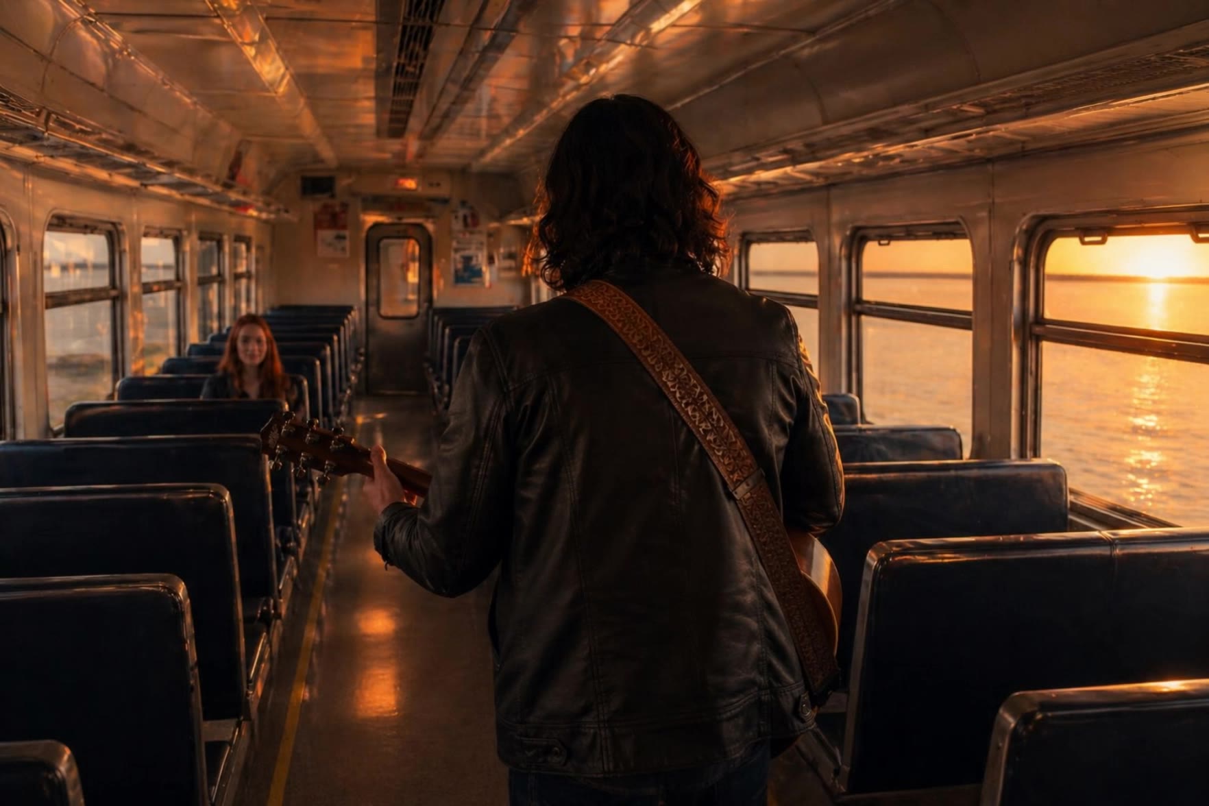 Kling AI work 309543382663688 - train scene AI video