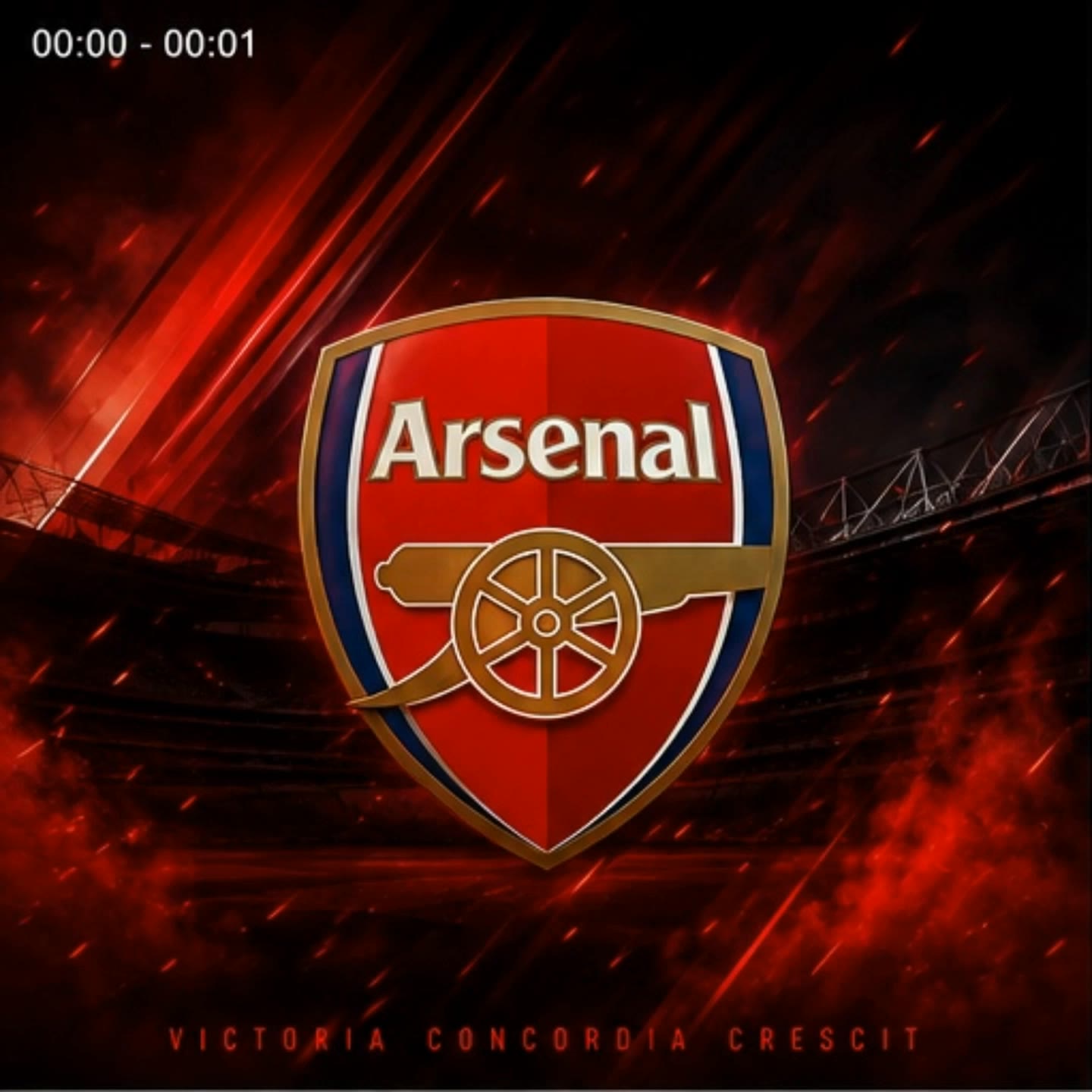 Arsenal logo  - sports team logo maker AI video