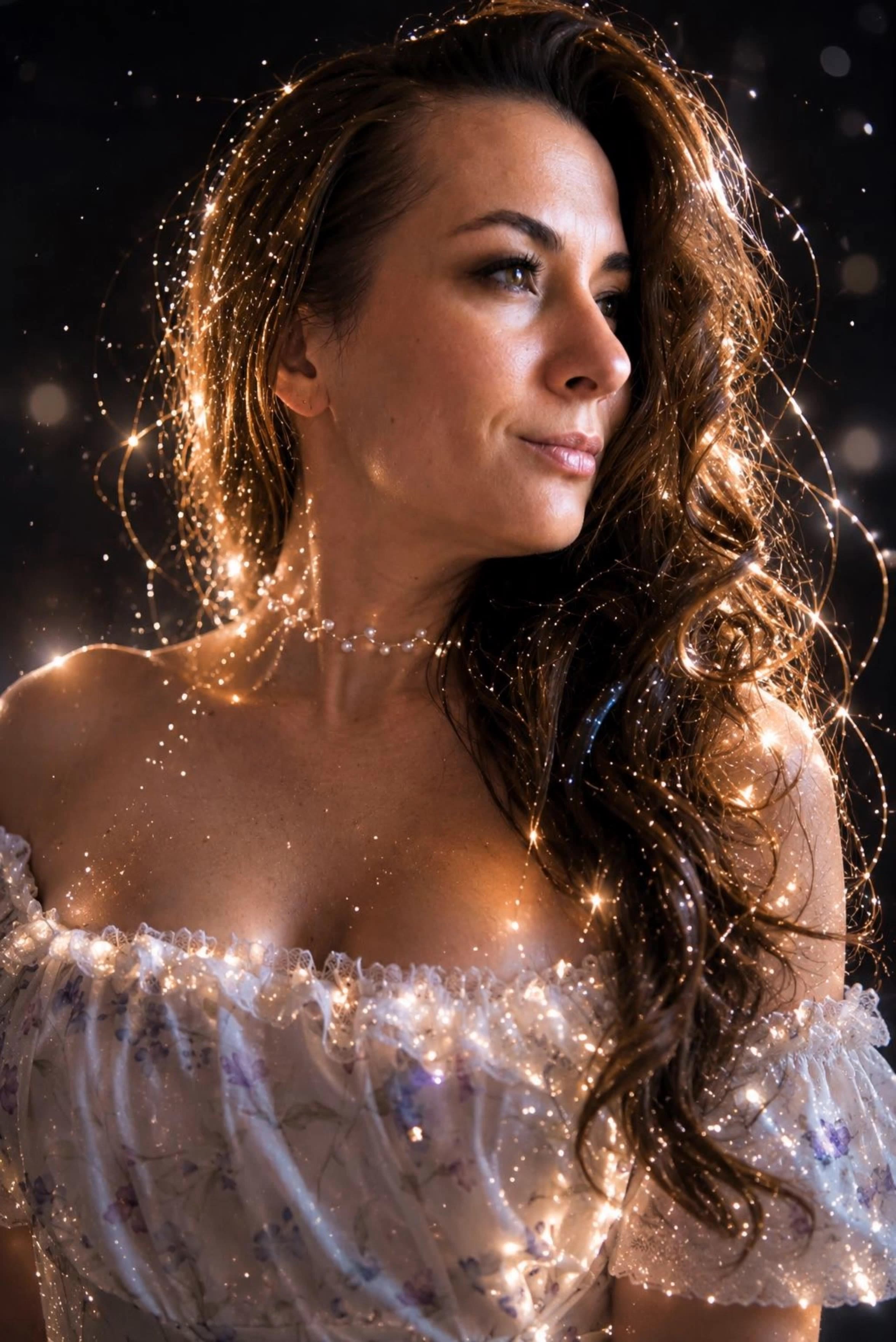 Golden Light — AI Beauty Portrai - light fade hairstyle AI video