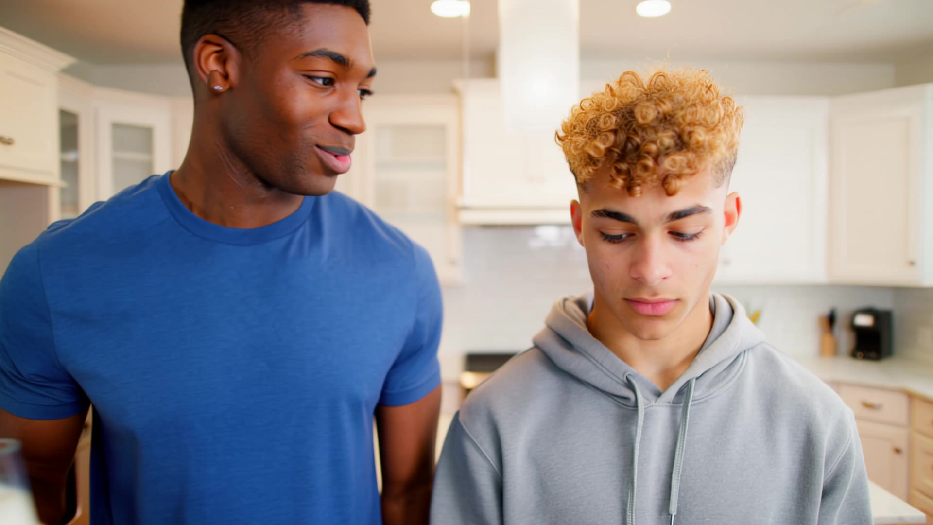 Kling AI work 297102225665636 - curly undercut men AI video