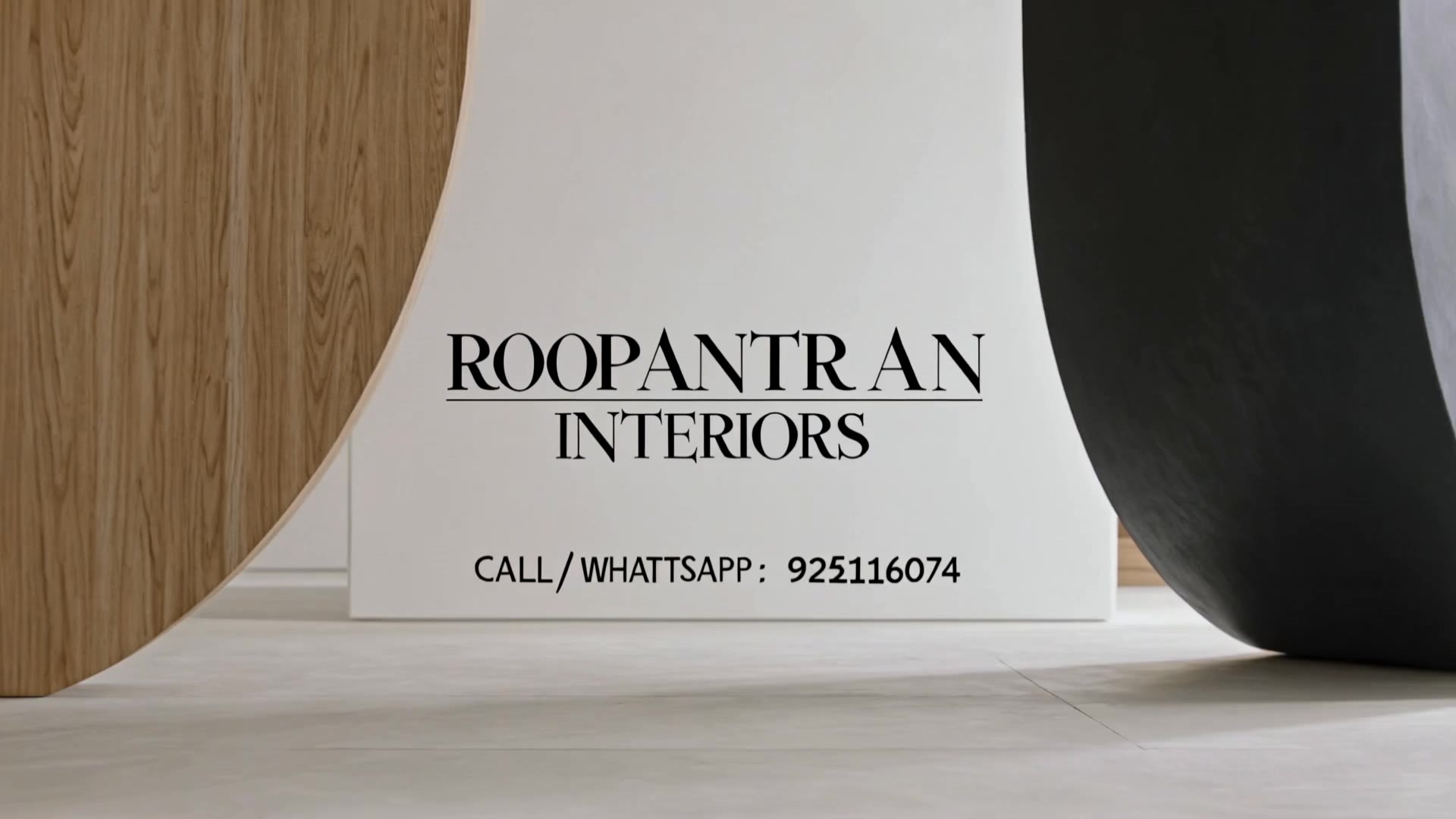 interior designers - interior design banner design AI video