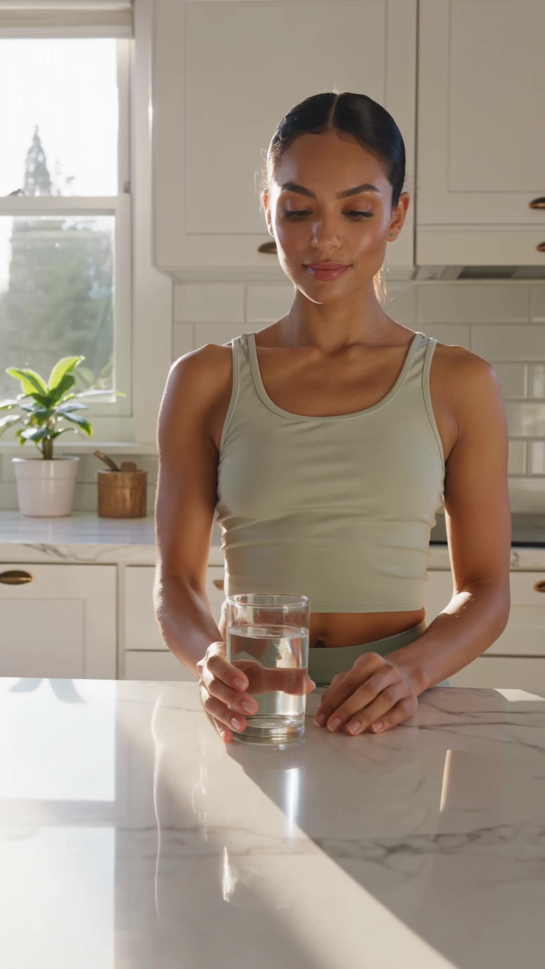 Is the water you drink aging you - face aging AI video