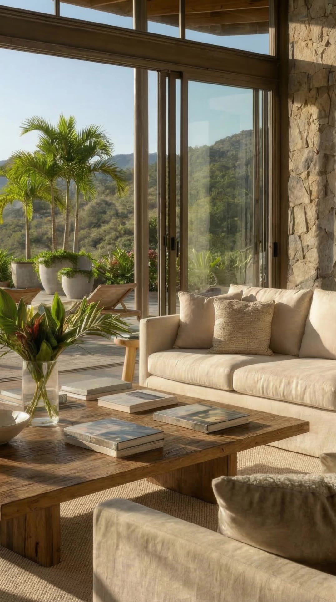Luxury mountain residence - luxury ai generator AI video
