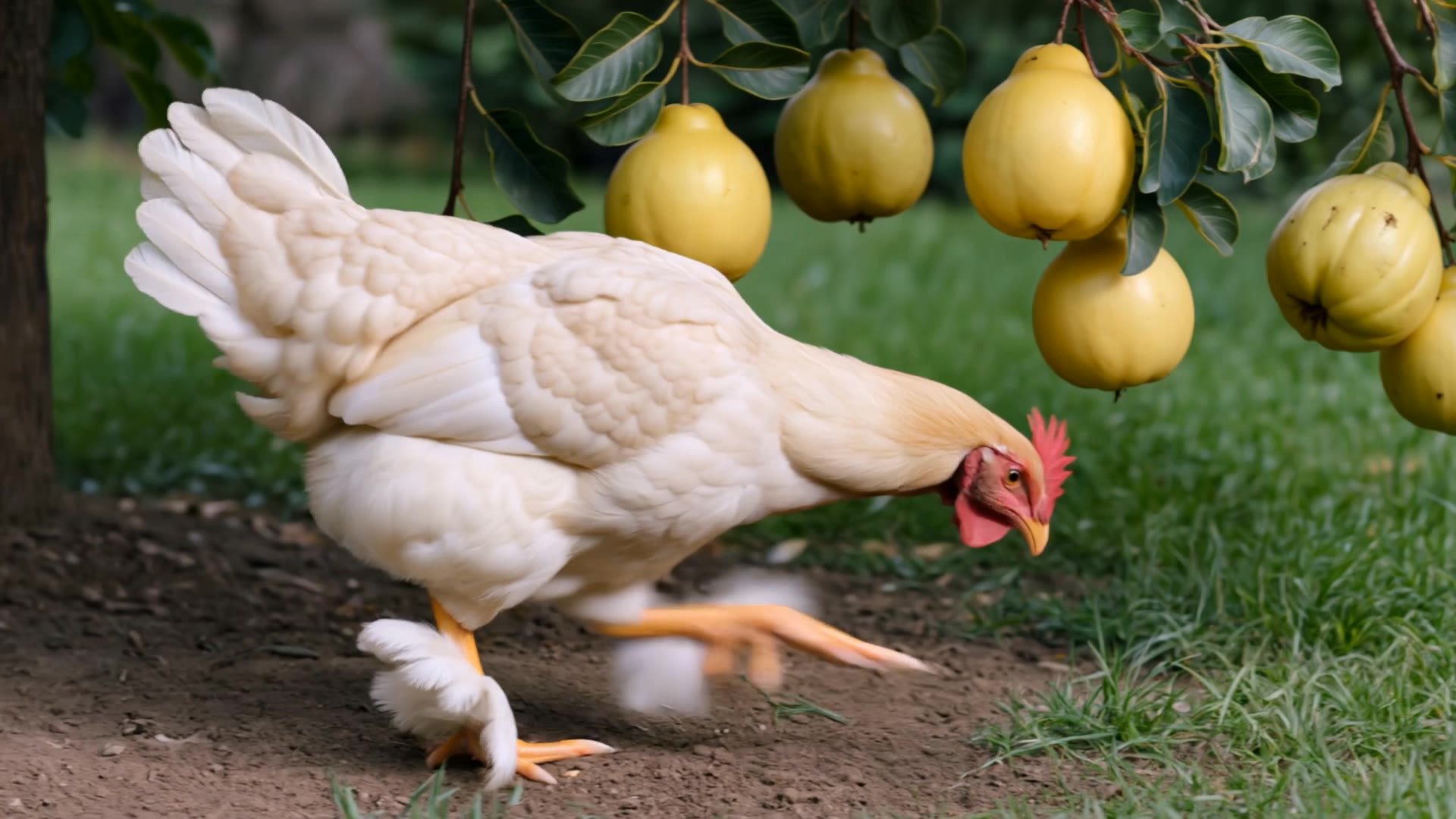 Kling AI work 321376505525880 - evolution of hen AI video
