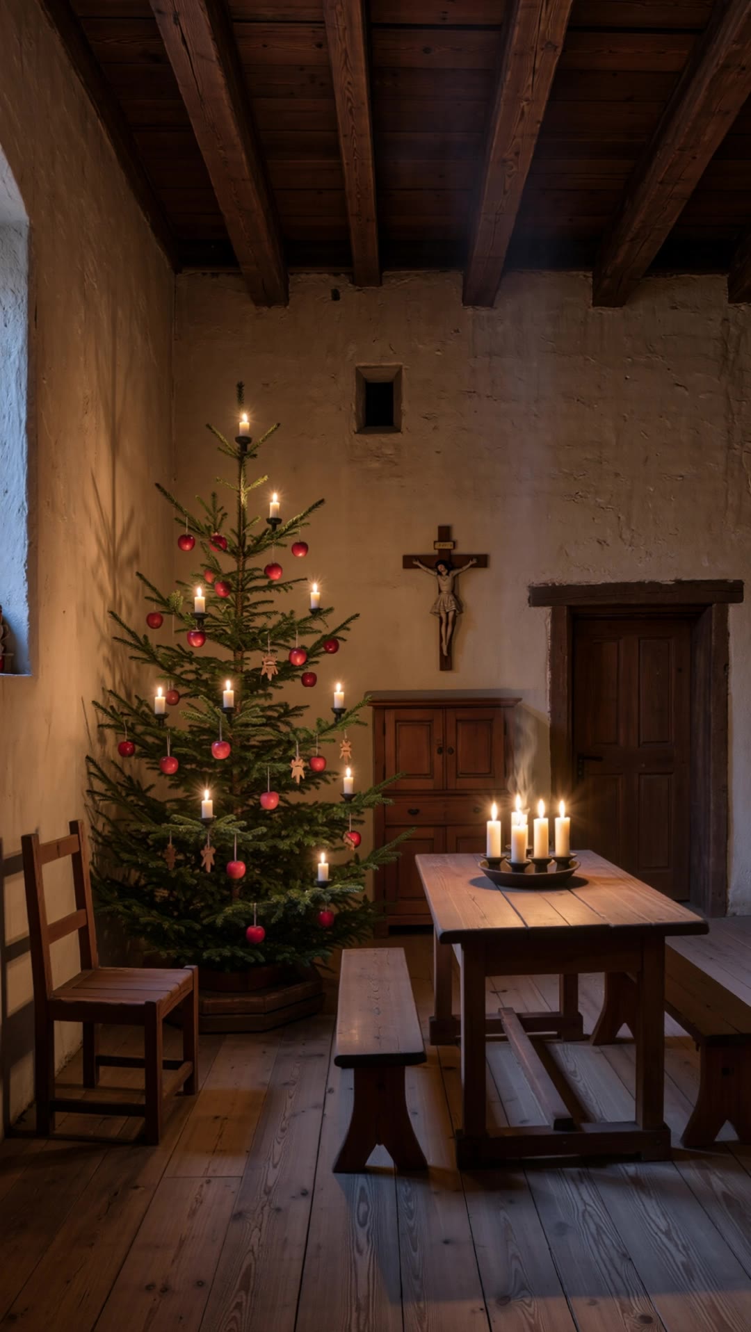THE STORY OF THE CHRISTMAS TREE - christmas postcards free online AI video