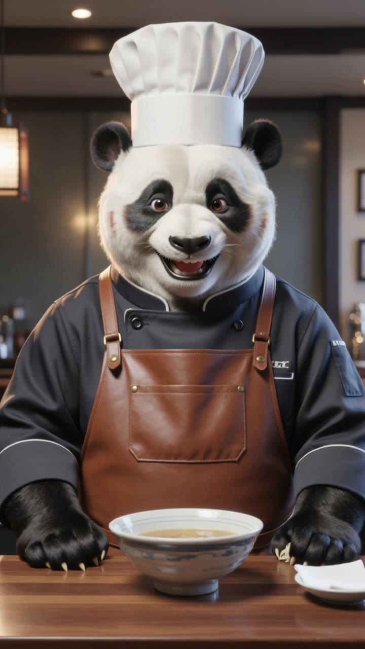 Kling AI work 315111141502567 - panda lipsync AI video