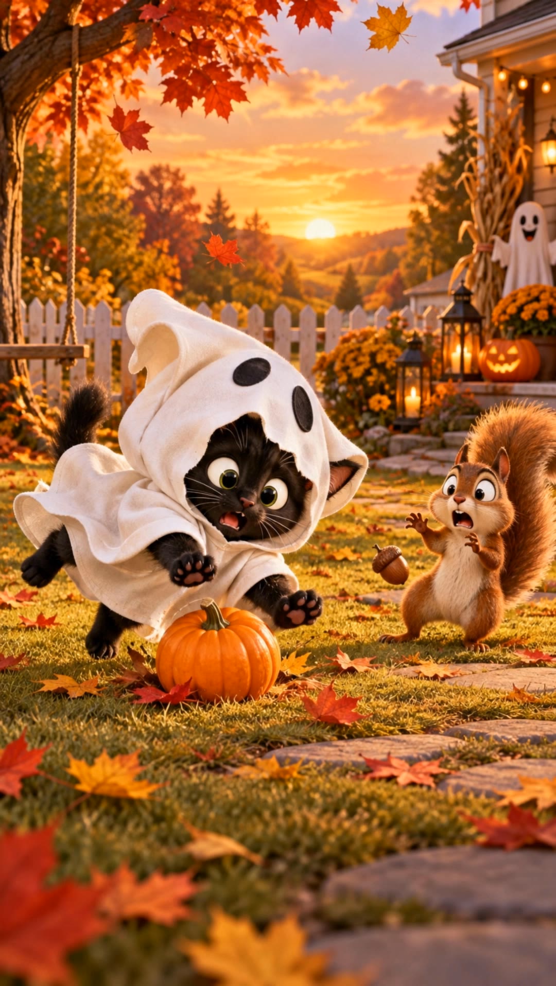 Kling AI work 320863408665528 - creepy halloween music AI video