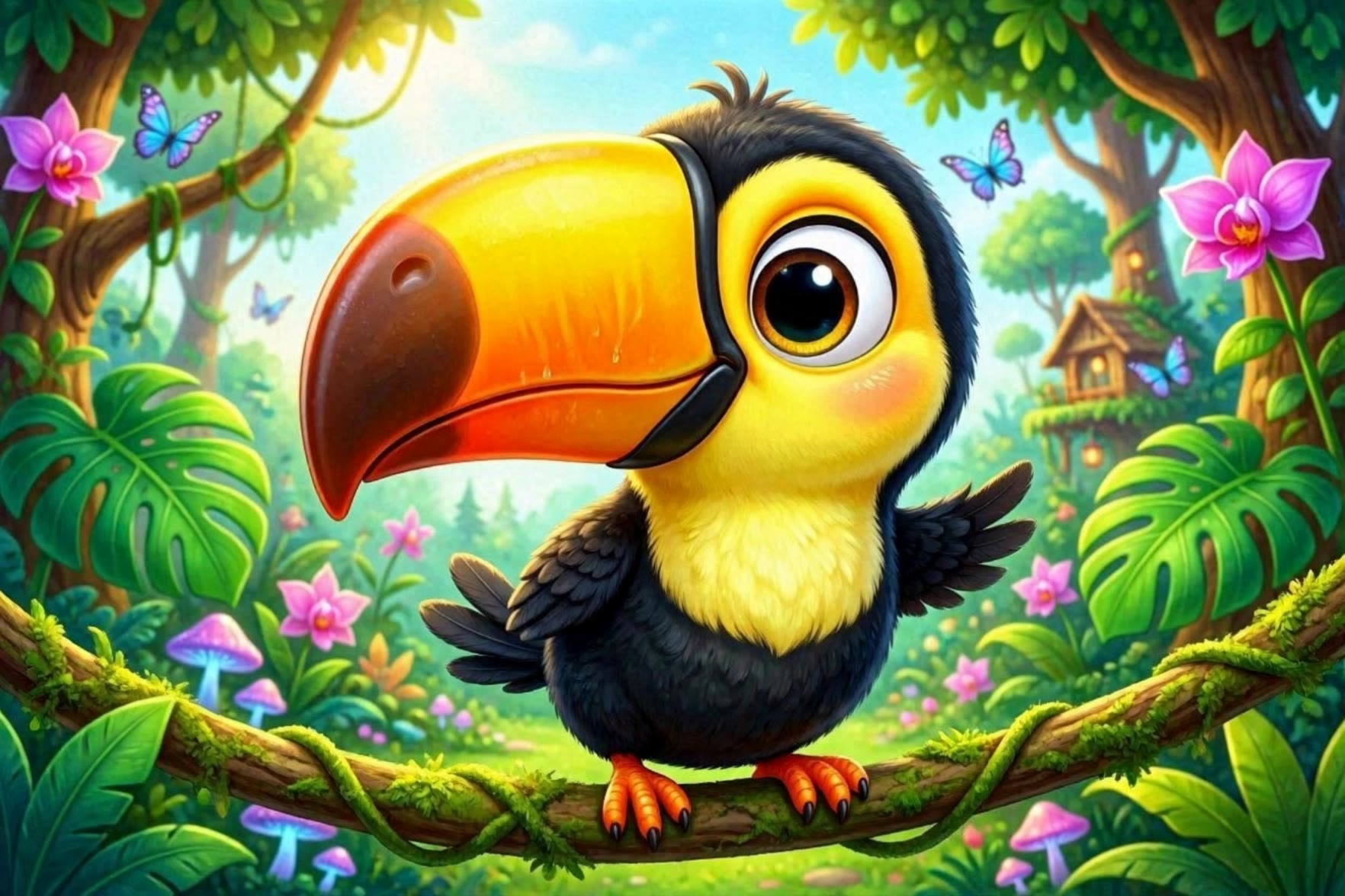 Kling AI work 315889950520206 - toucan images AI video
