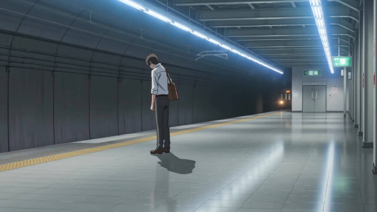 Standing on a Platform - kling ai platform AI video