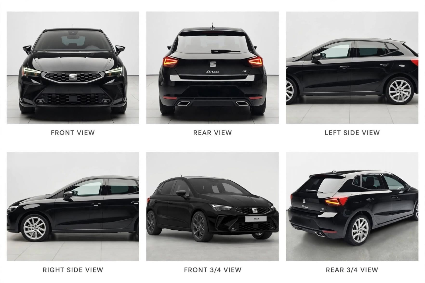 Seat ibiza - leopard print car seat covers AI video