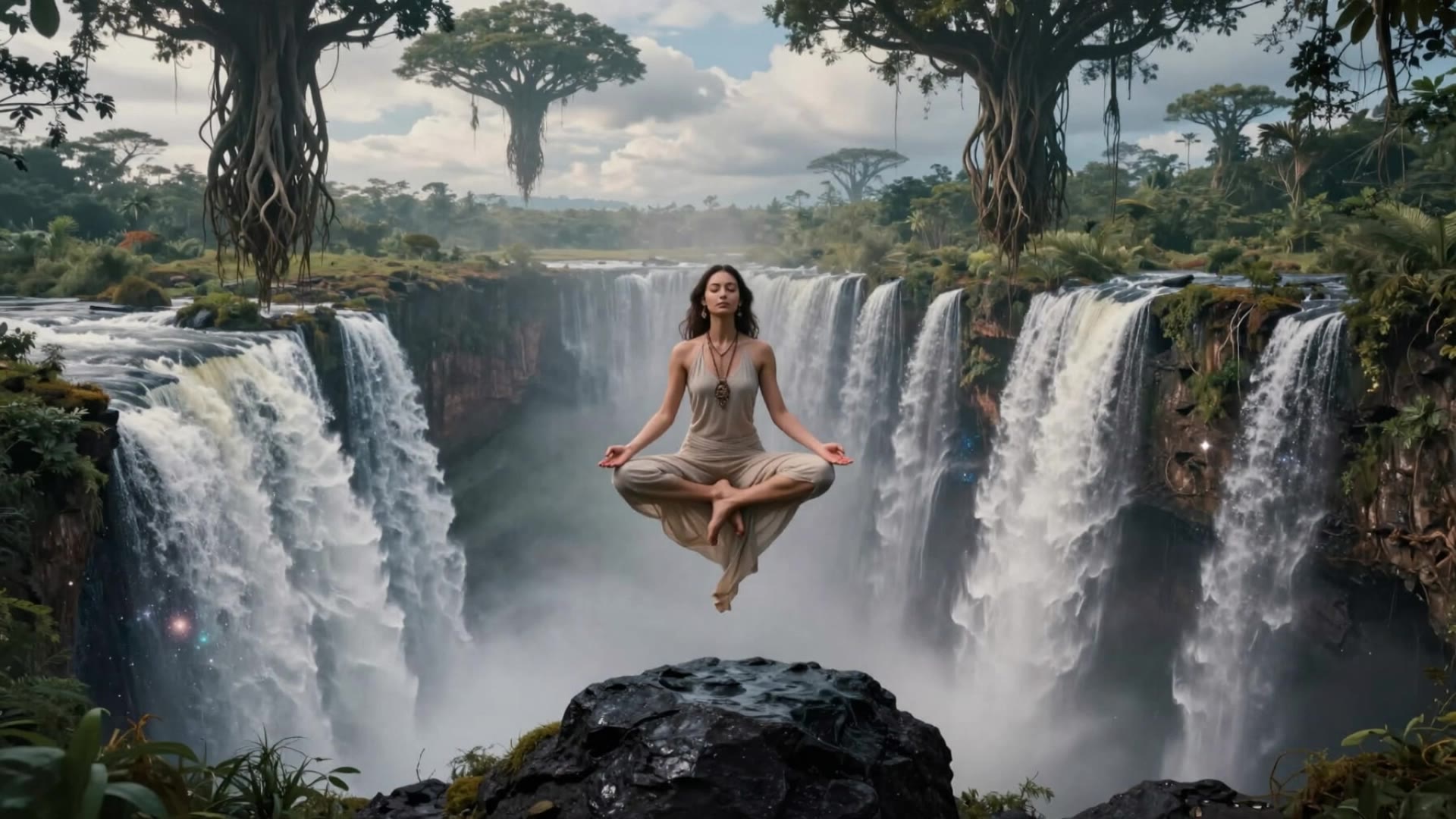 The Surreal Meditation - meditation desktop wallpaper AI video