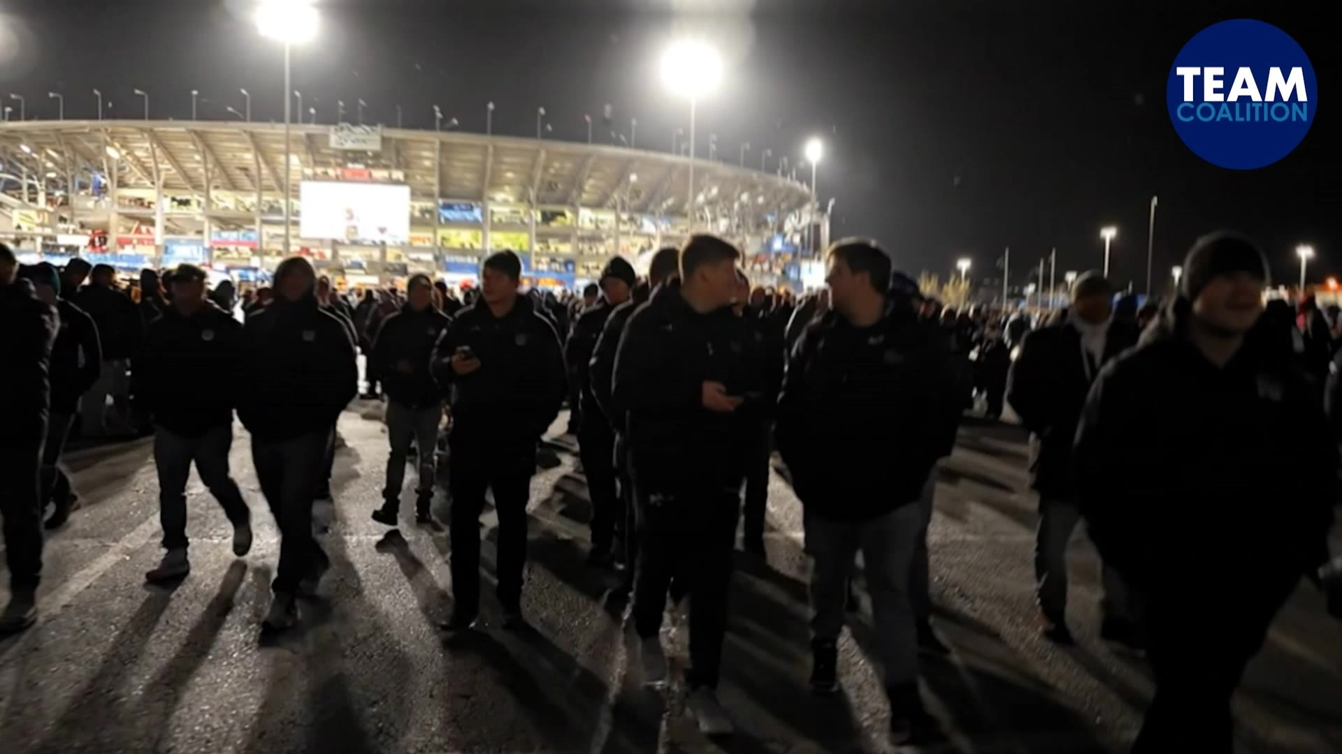 Soccer fans going home - soccer youtube thumbnail AI video