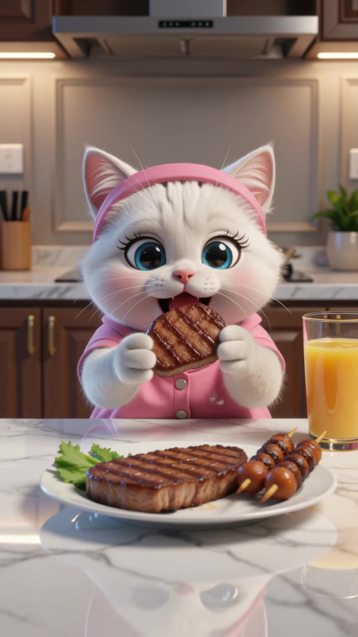 Kling AI work 314193770667191 - mukbang youtube thumbnail AI video