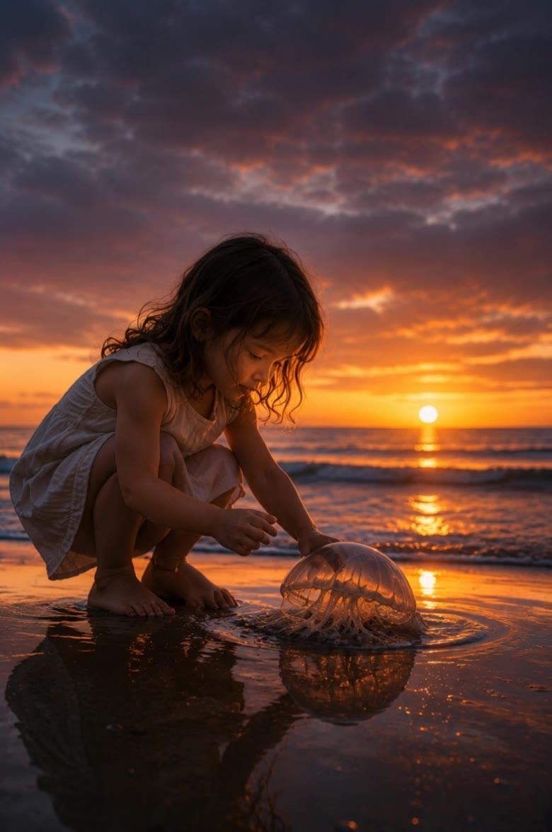 Kling AI work 317329662505355 - jellyfish shot AI video