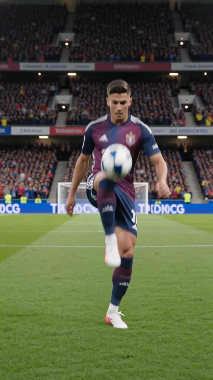 SHOCKED FOOTBALL PLAYER - football style AI video