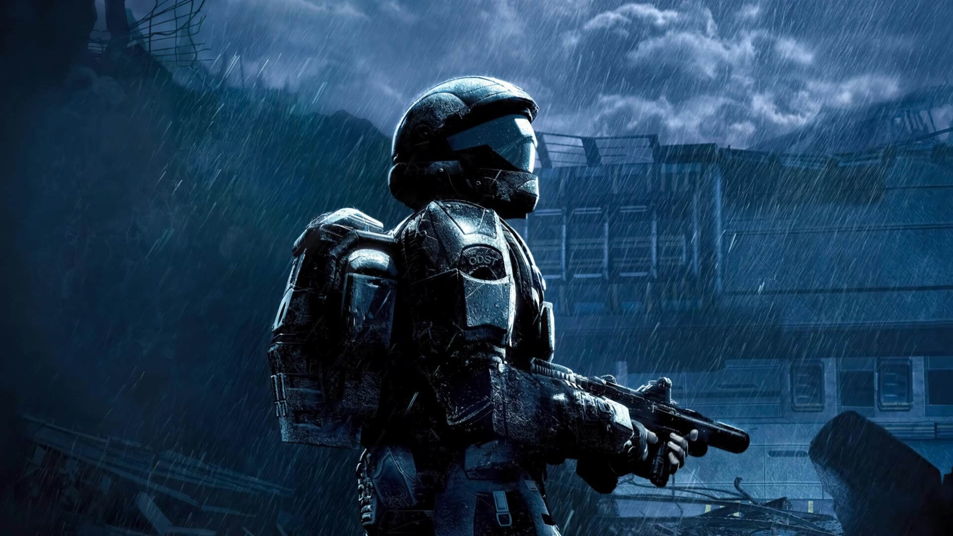 Animated Halo ODST Wallpaper - animated camera AI video