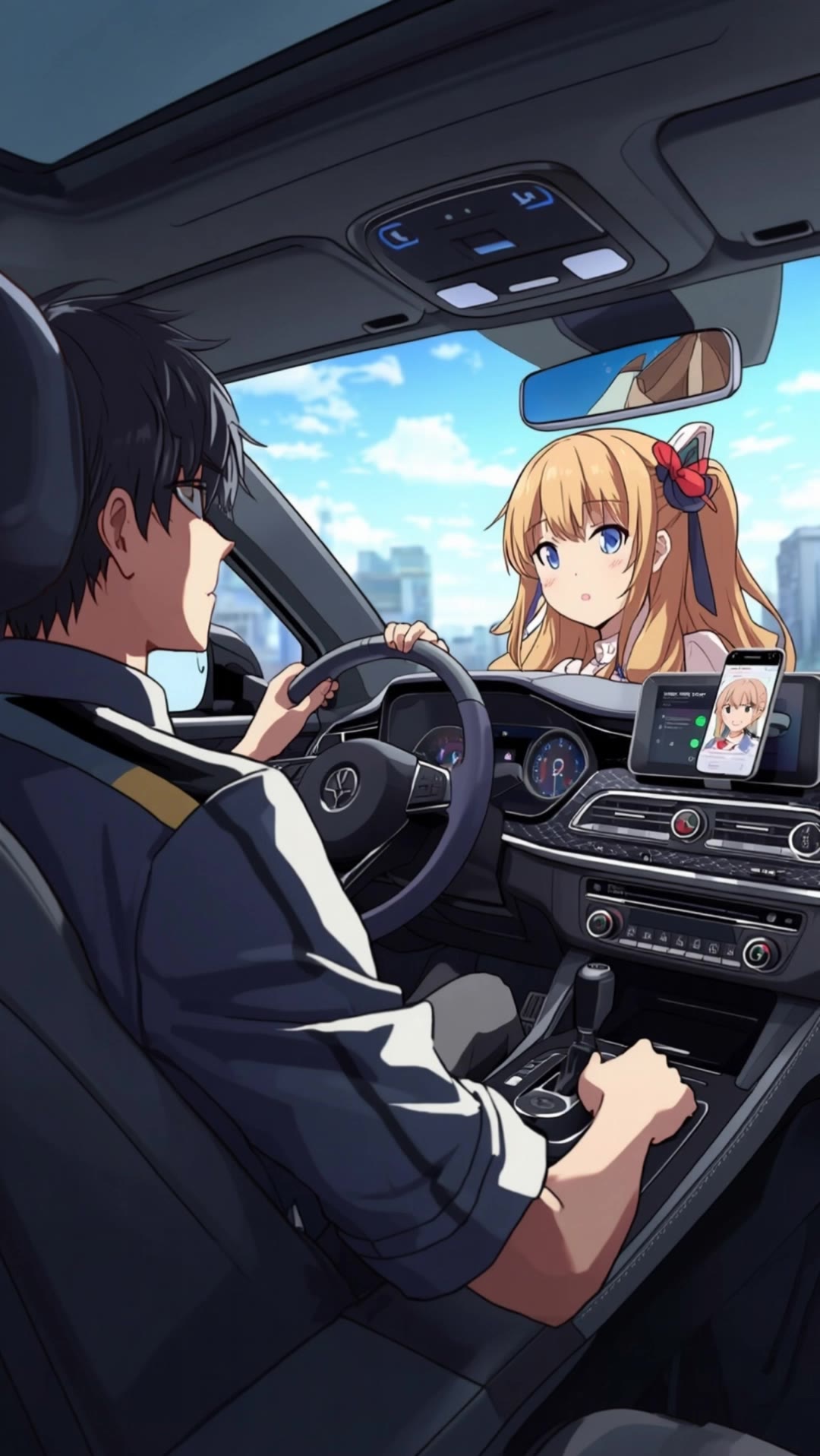 Kling AI work 312397878527029 - anime guy hair AI video
