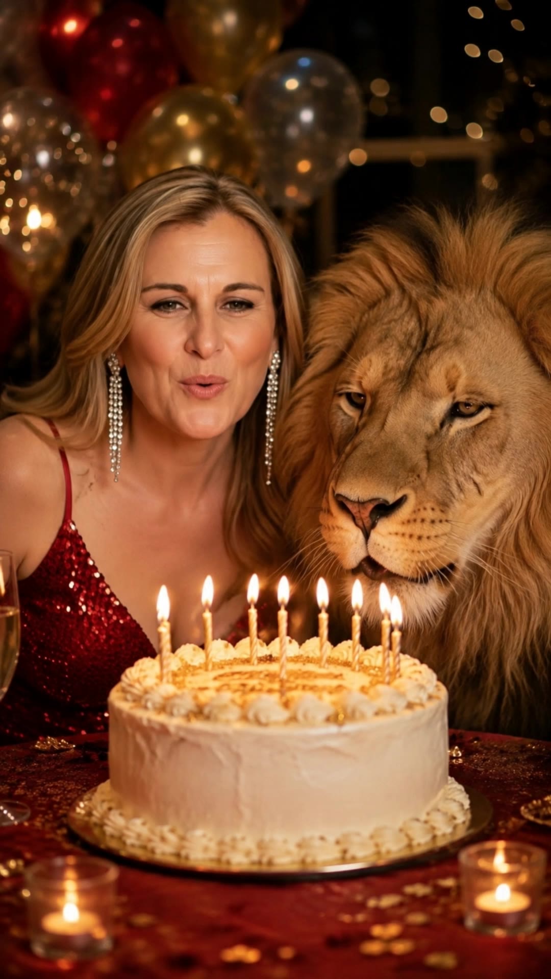 Kling AI work 317571955613118 - happy birthday scene AI video