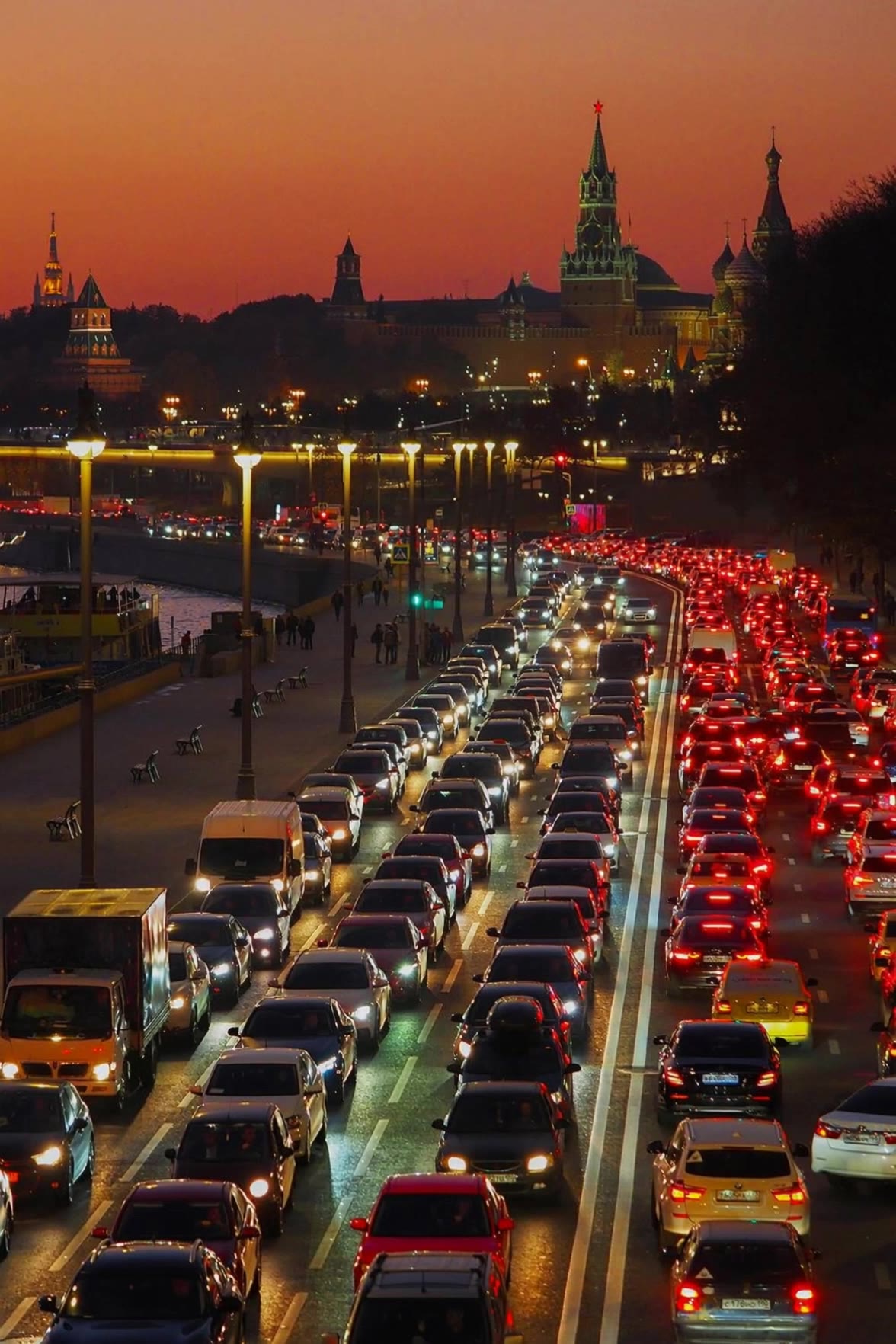 Moscow timelapse - timelapse kling ai AI video