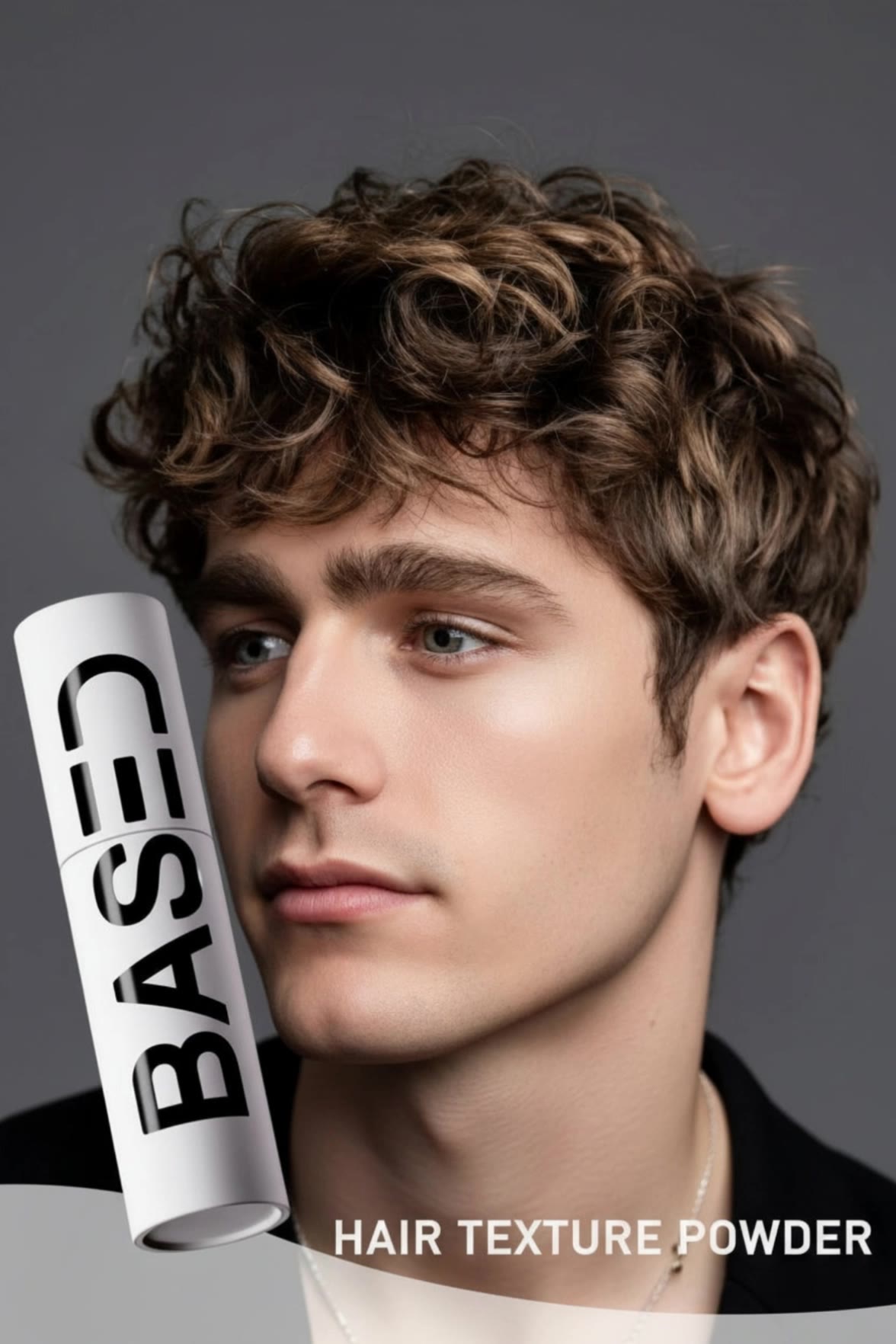 Kling AI work 313845425520377 - mid length curly hair mens AI video
