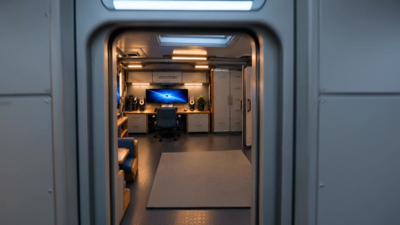 crew quarters. - crew cut low fade AI video